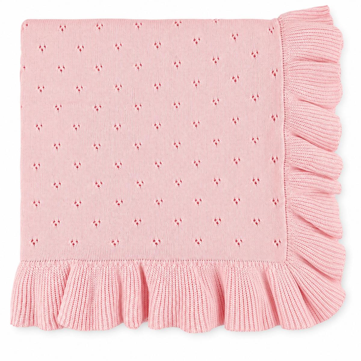 Cobija de puntos rosa