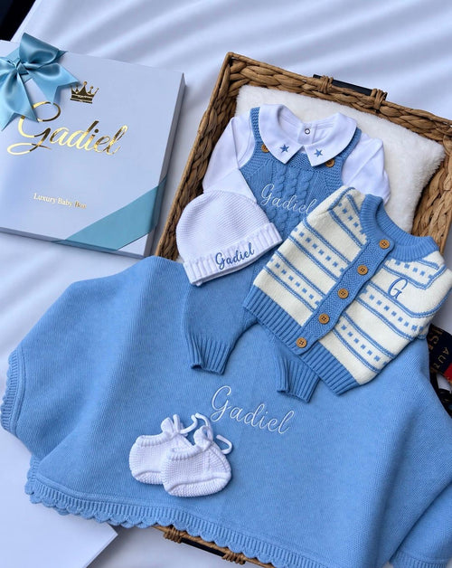 Set tejido perzonalizado para bebé
